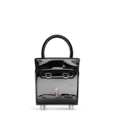 Paloma Top Handle Nano patent black bag
