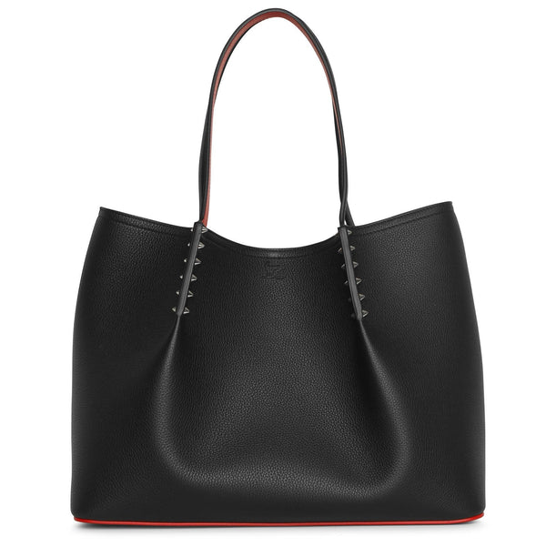 Cabarock black calf leather tote
