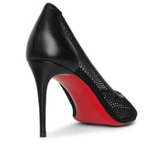 Filomena 85 mesh and leather pumps