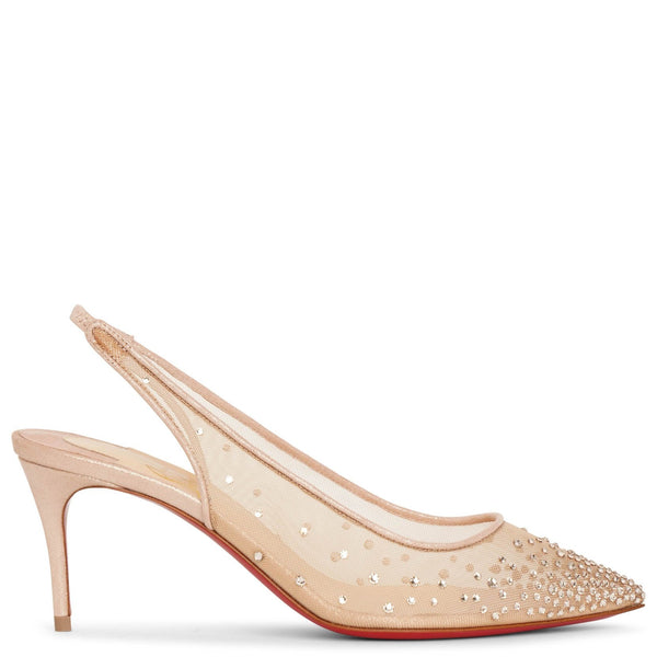 Follies Strass 70 sling-back pumps