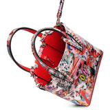 Cabata mini patent tote bag