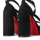 Movida Jane 130 black suede sandals