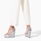 Madmonica 120 glitter wedge sandals