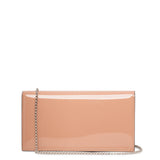 Loubi54 nude patent clutch