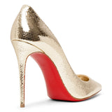 Kate 100 gold metallic pumps