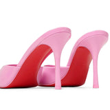 Me Dolly 85 pink patent mules