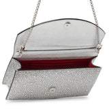 Loubi54 small silver crystal crossbody bag