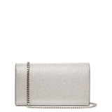 Loubi54 silver glitter wallet on chain