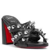 Spika club 85 black leather mules