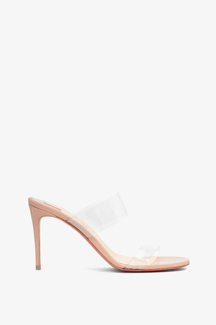 Just Nothing 85 PVC nude sandals