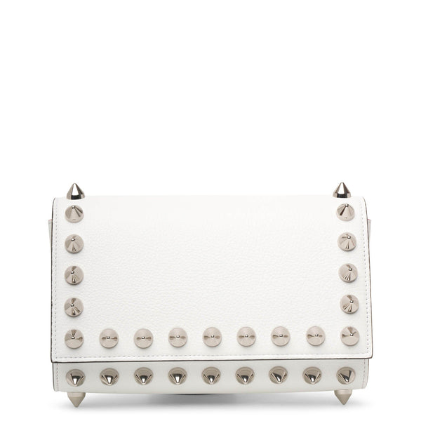 Paloma maxi spikes white clutch