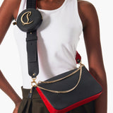 Loubila hybrid pouch black crossbody bag