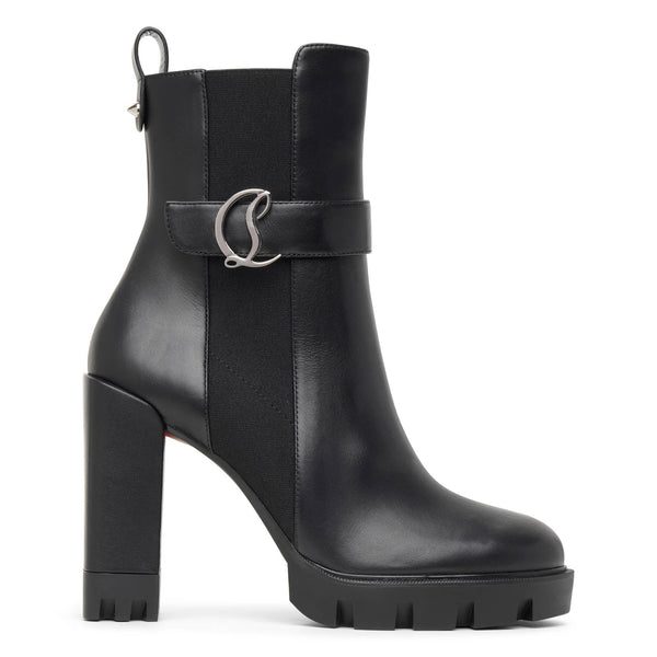 CL Chelsea Lug 100 black leather ankle boots