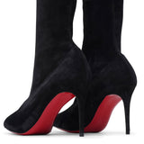 Kate Botta Alta 85 black suede stretch boots