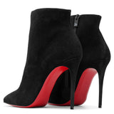 So Kate 100 black suede ankle boots