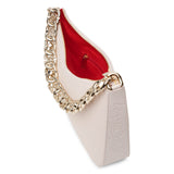 Loubila Chain ivory large shoulder bag