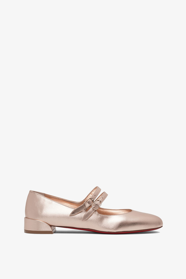 Sweet Jane pink metallic flats