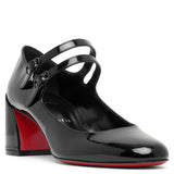 Miss Jane 55 black patent pumps