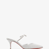 Planet Queen 70 glitter mules