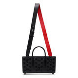 Paloma S baguette loubinthesky black leather bag