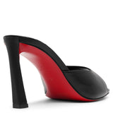 Condora 85 black leather mules