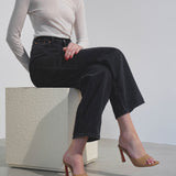 Condora 85 beige leather mules