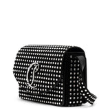 Loubi54 small black strass crossbody bag