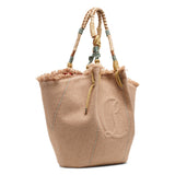 By My Side beige shopper bag
