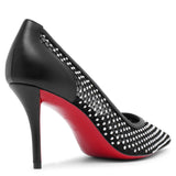 Apostropha 80 black mesh pumps
