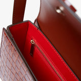 Loubi 54 brown calf ali crossbody bag