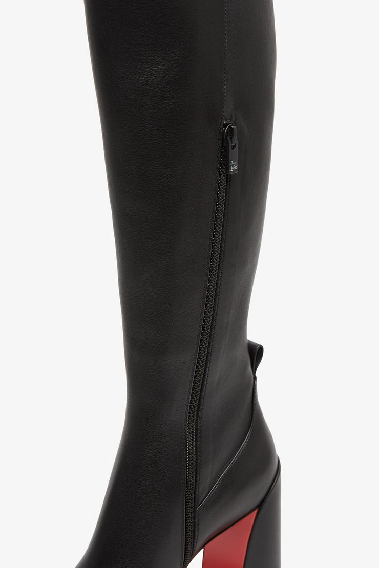 Jane 85 black leather boots