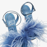 Loubipoupi 100 denim sandals