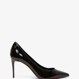 Sporty Kate 85 black patent pumps