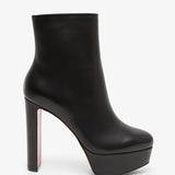 Loo 130 black leather platform boots
