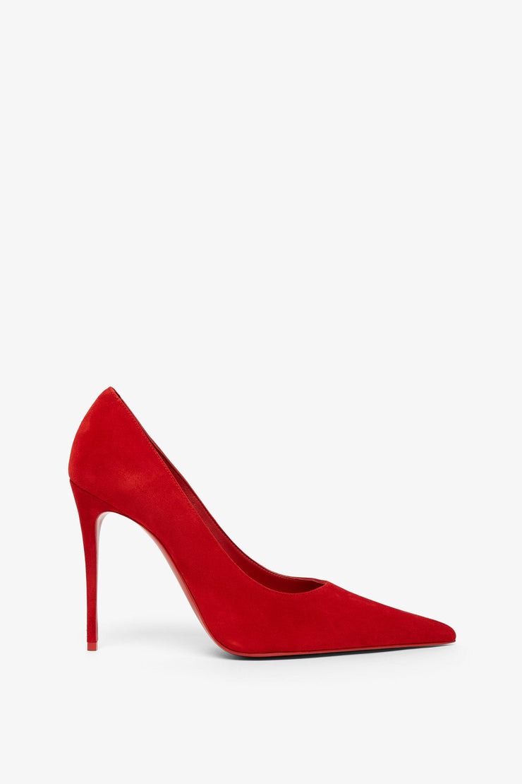 Kate Max 100 red suede pumps