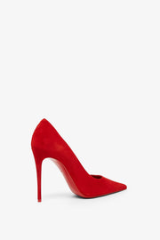 Kate Max 100 red suede pumps