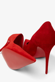 Kate Max 100 red suede pumps