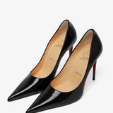 Kate Max 100 black patent pumps