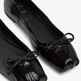 Mamadrague black soft patent ballerinas