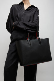 Cabata large soft black leather bag