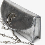 Loubi54 silver clutch