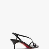 Rosalie 55 black leather sandals