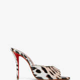 Miss Z 100 animal print patent mules