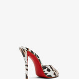 Miss Z 100 animal print patent mules