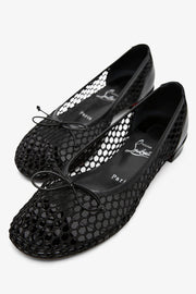 Sweetie Jane black mesh ballerinas