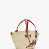 Cabata mini raffia basket bag