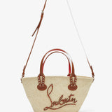Cabata mini raffia basket bag