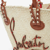 Cabata mini raffia basket bag