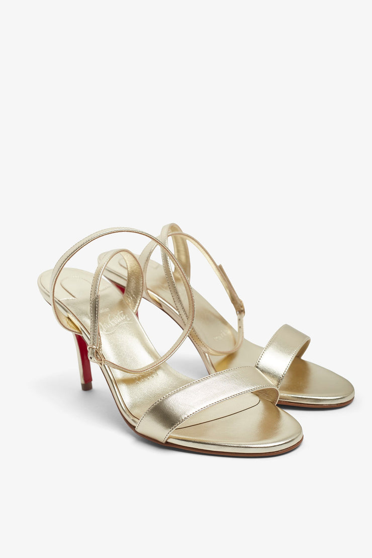 Miss Z 80 gold sandals