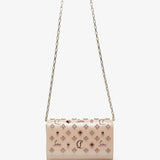 Paloma beige leather clutch